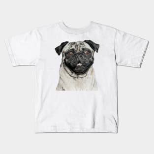 Pug Drawing Kids T-Shirt